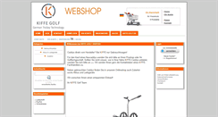 Desktop Screenshot of kiffe-golf-shop.net