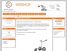 Tablet Screenshot of kiffe-golf-shop.net